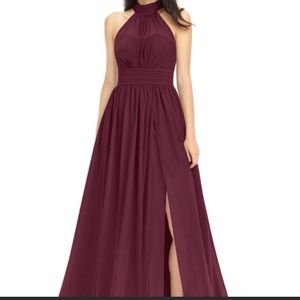 Azazie Iman Cabernet Gown Size 8